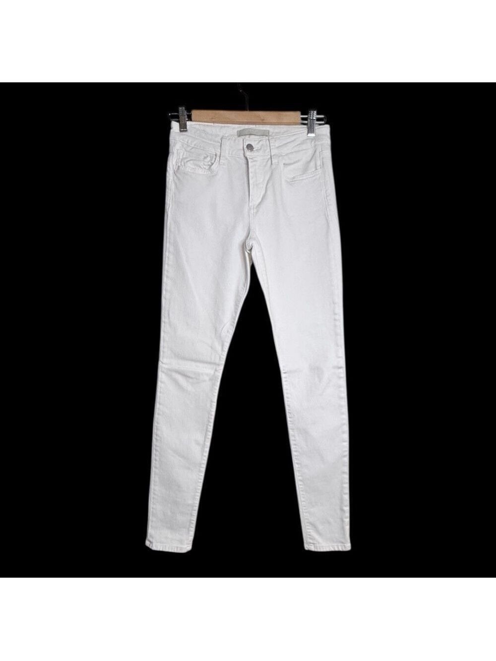Joe's Jeans The Skinny White Straight Leg Denim Size 27